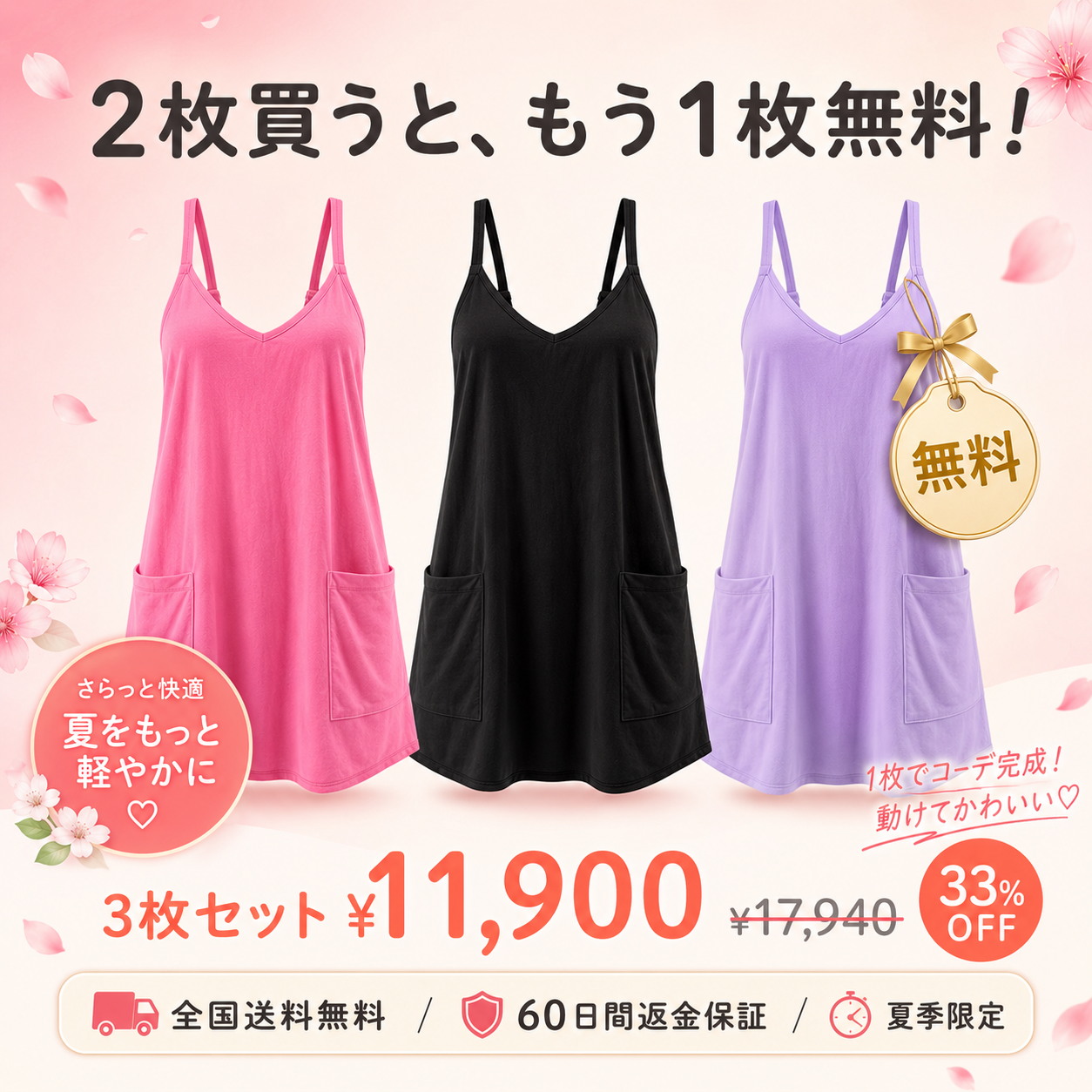 フワミニ™|2枚買うと、もう1枚無料!