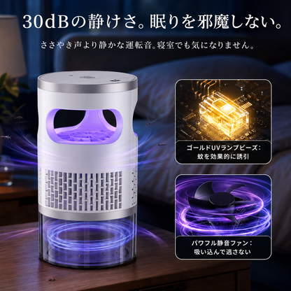 ムシナイト™ ｜ 静音UV吸引式蚊取り器